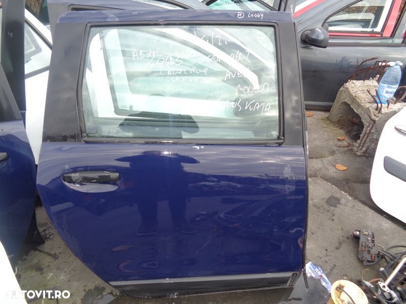 Vand 4 usi fata stanga-dreapta cu oglinzi, spate stanga-dreapta de la Dacia Lodgy din 2013 - 6