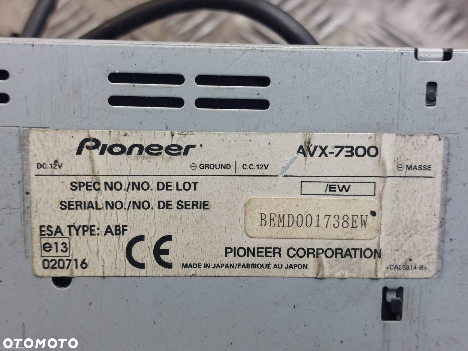 RADIO ODTWARZACZ PIONEER AVX-7300 PIONEER DEH-P40MP PIONEER AVIC-8DVD - 4