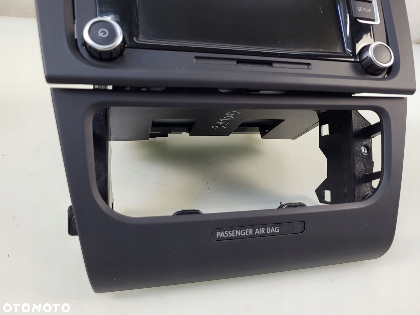 VW GOLF VI LIFT RADIO EKRAN MONITOR WYŚWIETLACZ RAMKA WTYCZKA - 5