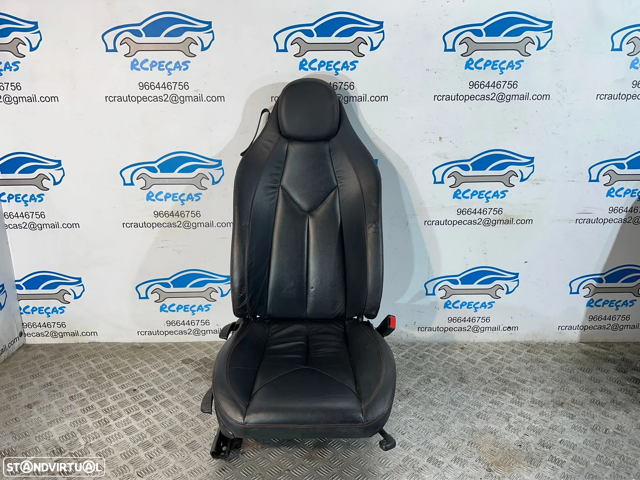 .Conjunto Bancos Frente Frontais Pele Mercedes Benz SLK R171 2002 - 2011 - 8