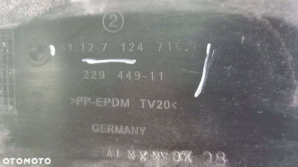 bmw 1 e87 e81 04-07 spoiler dokładka zderzaka tył tylnego - 7