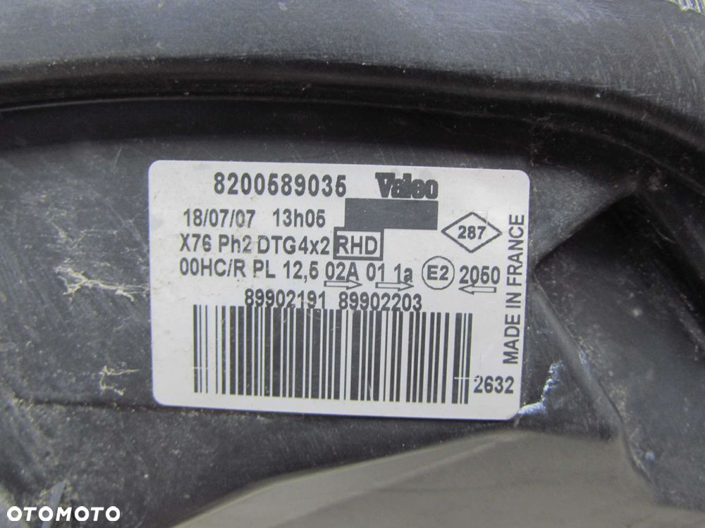 RENAULT KANGOO I LIFT 03-08 LAMPA PRZOD PRAWA REFLEKTOR 8200589035 UK - 7