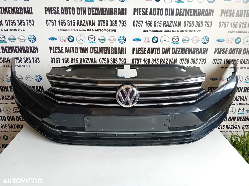 Bara Fata Completa Vw Passat B8 An 2014-2020 Completa Intacta 6 Senzori Proiectoare Grila Vw Passat - 5