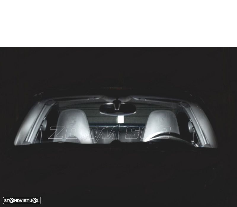 KIT COMPLETO 10 LAMPADAS LED INTERIOR PARA PORSCHE 911 SERIE 997 CARRERA 4S TURBO S 05-11 - 5