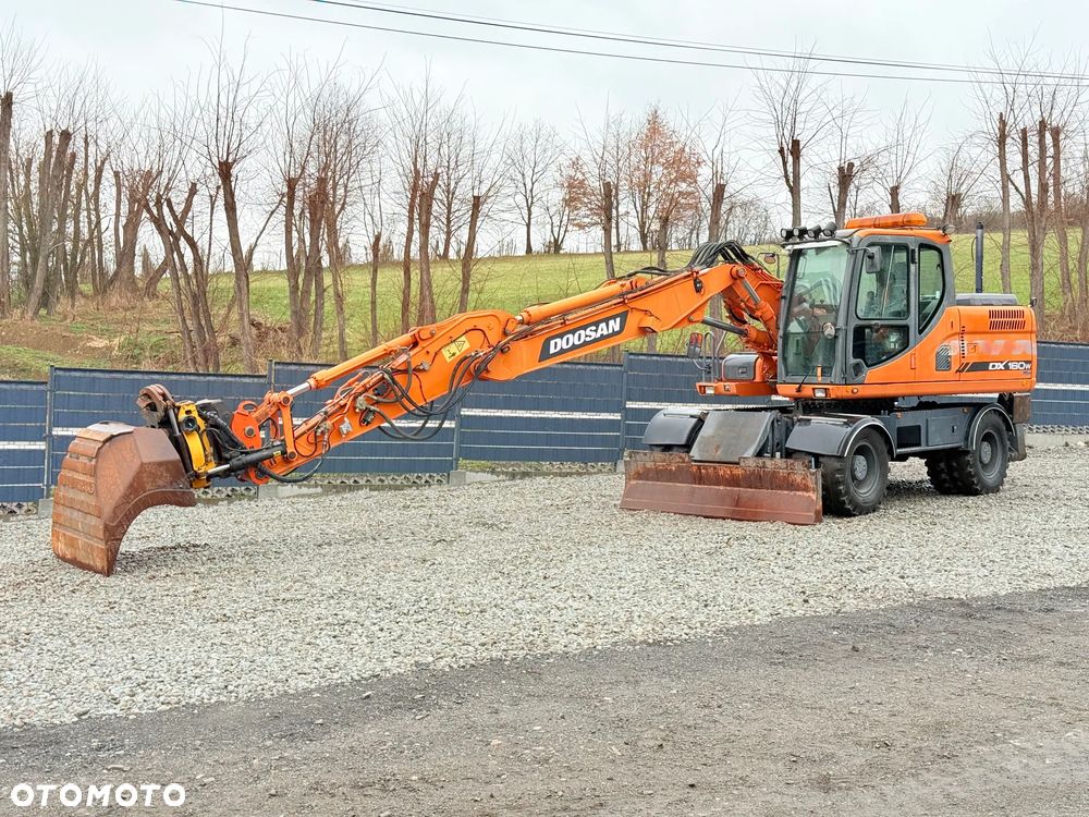 Doosan * DOOSAN DX160W *ROTOTILT* GPS 2D Leica * Sprowadzona * Stan Perfekcyjny * Koparka Kołowa * - 13