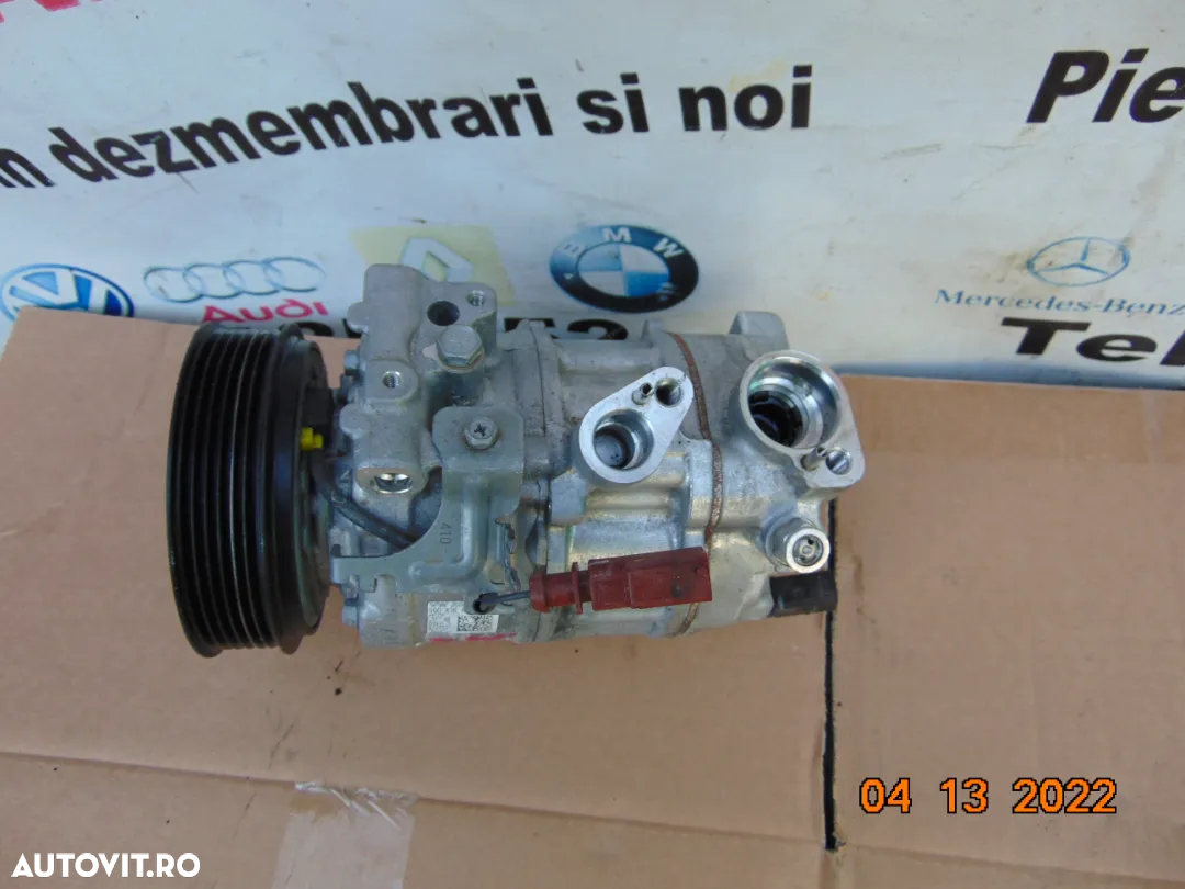 Compresor clima VW T roc T Cross Golf 8 golf 7 polo caddy passat b7 passat b8 Audi a1 a2 a3 q1 q2 q - 2