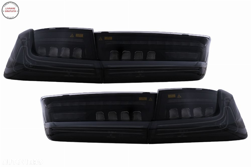 Stopuri LED BMW Seria 3 G20 Sedan (2018-2022) Aspect Laser Negru- livrare gratuita - 16