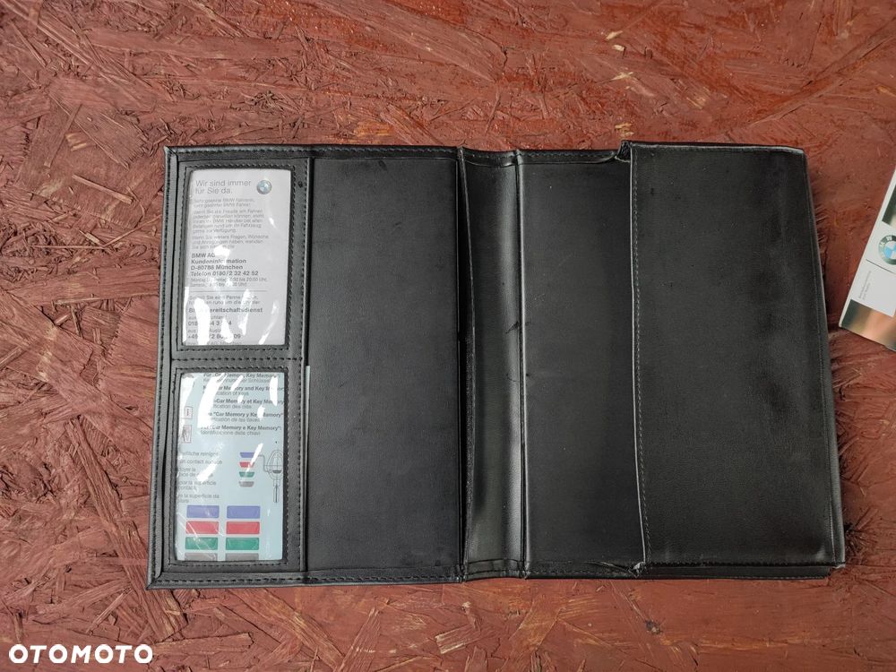 BMW E39 ORYGINALNY KPL. DOKUMENTÓW / INSTRUKCJE OBSŁUGI + POKROWIEC NA DOKUMENTY O NR. 9 789 718 OEM - 7