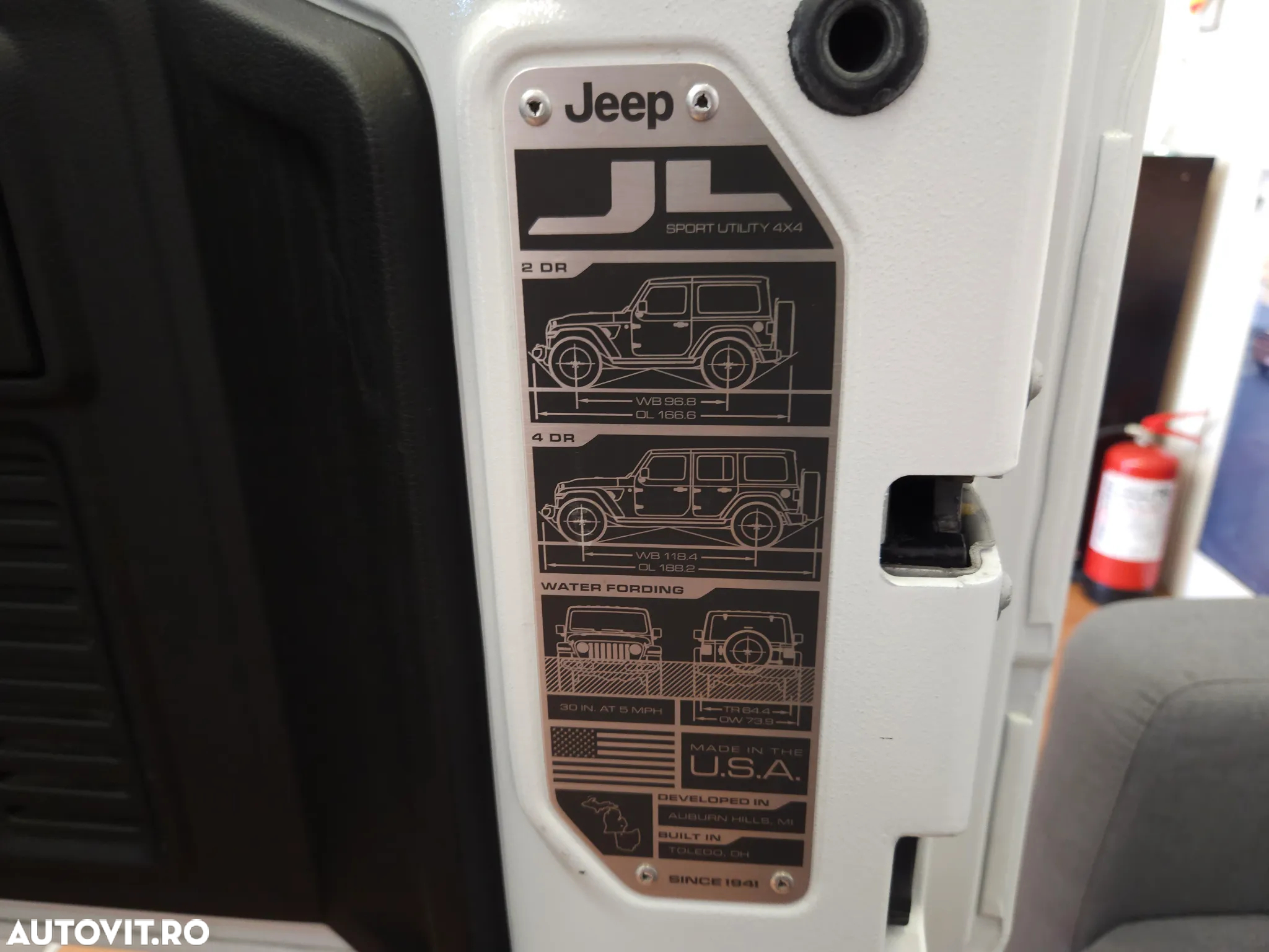 Jeep Wrangler Unlimited 2.2 CRDi AWD Automatik Sport - 34