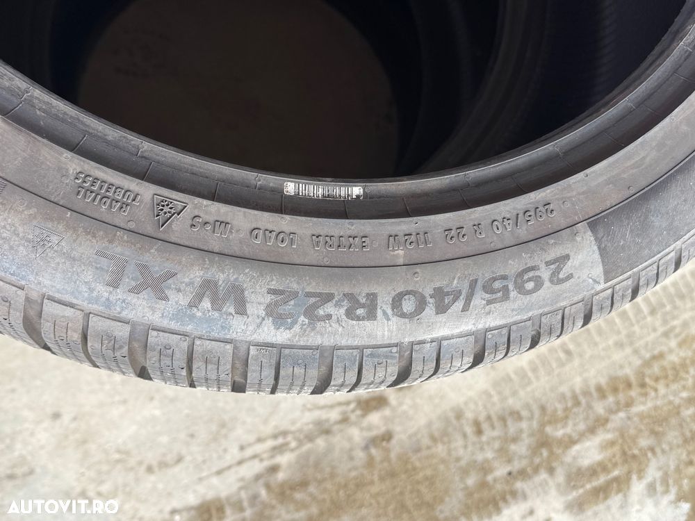 Vând 4 anvelope 295/40/22 continental de iarnă ca noi - 6