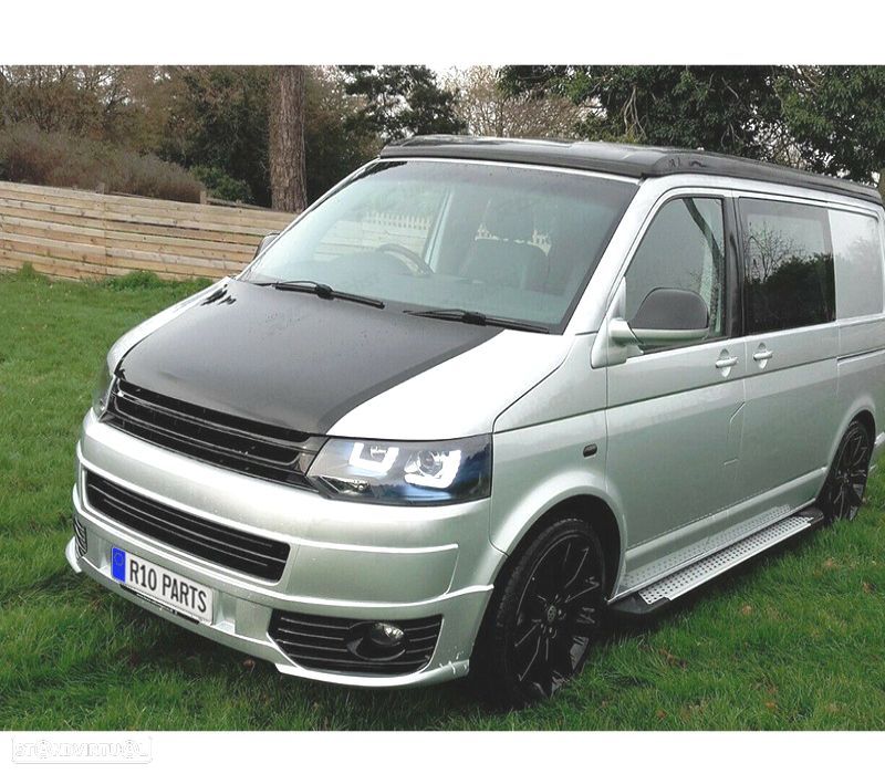 SPOILER FRONTAL PARA VOLKSWAGEN VW TRANSPORTER T5 10-15 SPORTLINE ABS - 1