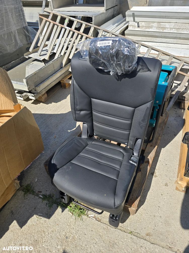 Set Complet Scaune Rand 3 + Rulou Portbagaj Kia Sorento UM (2015-2020) - Piele Neagra, NOI - 1