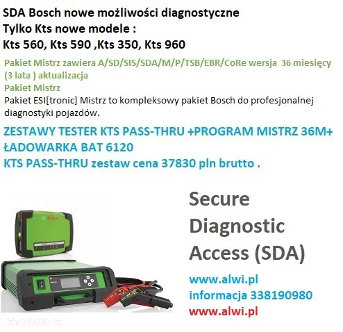 Fsa 760 tester Bosch z Esi Mistrz i Kts 560 zestaw - 26