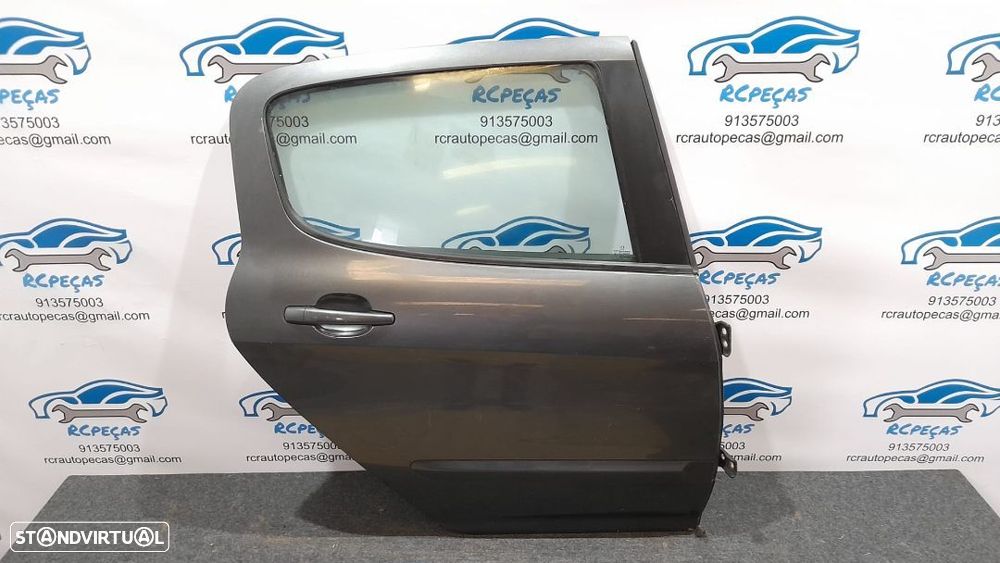 PORTA TRASEIRA TRÁS DIREITA PEUGEOT 308 MK1 FASE I 1 FECHO ELEVADOR MOTOR PUXADOR VIDRO - 1