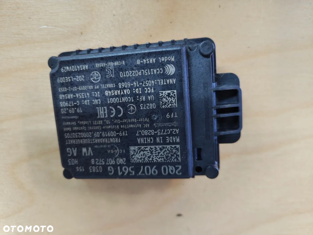 Vw T-ROC radar distronic aktywnego tempomatu 2Q0907561G - 2