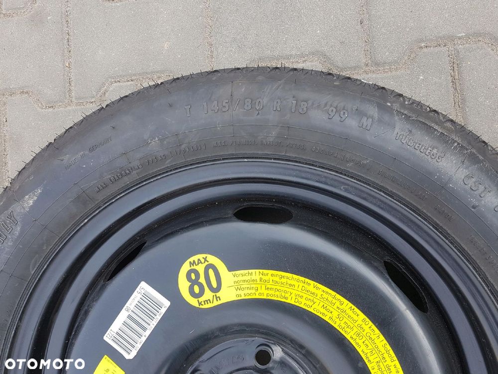 VW TIGUAN I 5N 06-15r KOŁO DOJAZDOWE 18 5X112 5N0601027A/D - 3