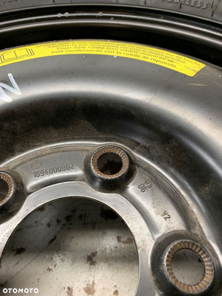 KOŁO DOJAZDOWE 16 125/90 5X112 66,6  MERCEDES-BENZ - 7