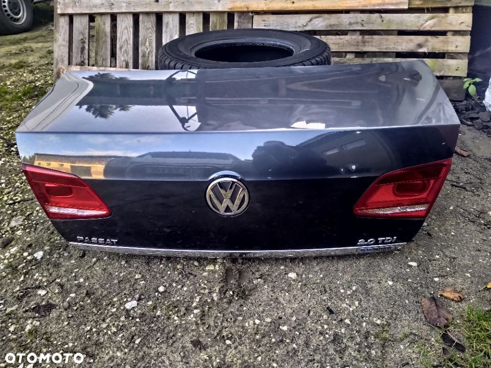 Klapa tył VW passat b7 sedan kod LK7X kompletna
