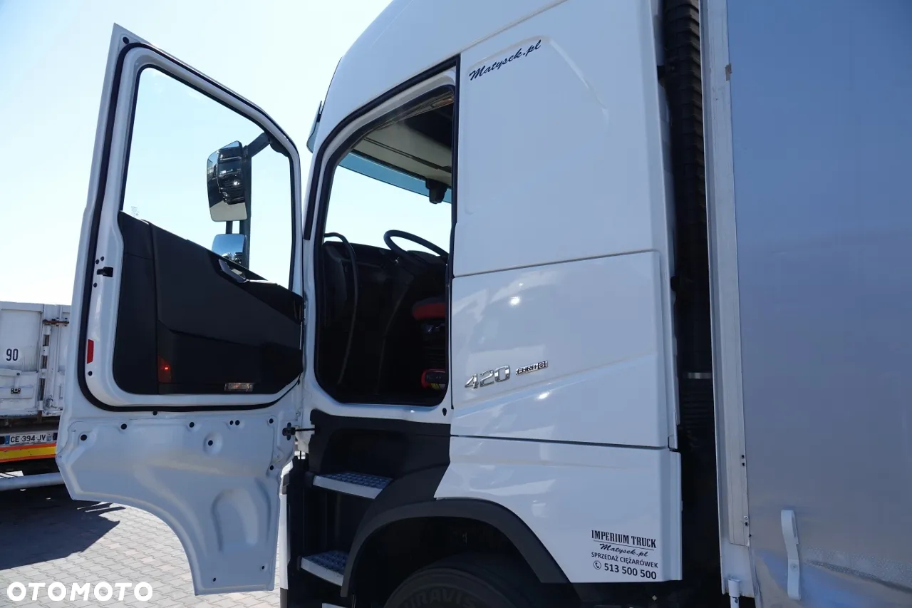 Volvo FH 420 / 4x2 / SOLÓWKA / FIRANKA 9.10 M / KLIMA POSTOJOWA / WINDA DHOLLANDIA 2000KG / PO KONTRAKCIE SERWISOWYM - 25