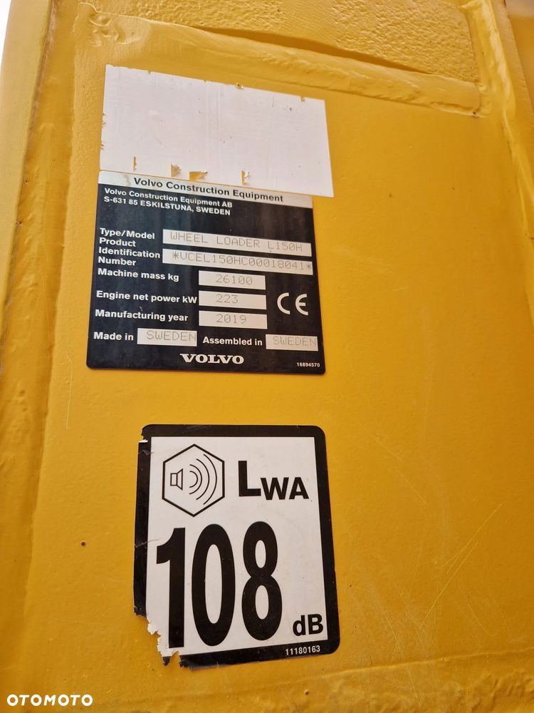 Volvo L150H * 2019r. * 9 419 mth * waga Loadmaster Alpha 100 * - 3