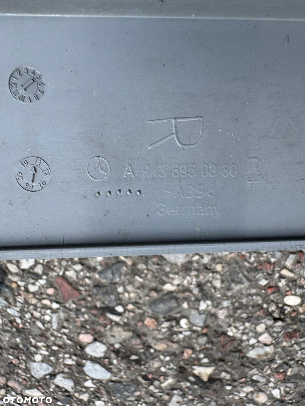 OSŁONA LISTWA KABINY MERCEDES ACTROS MP 2 MP 3 A9436950330 - 3