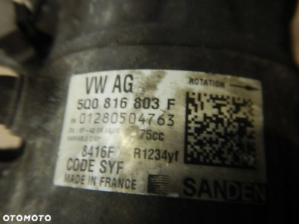 sprężarka klimatyzacji vw tiguan ii golf 7 vii 5q0816803f - 8