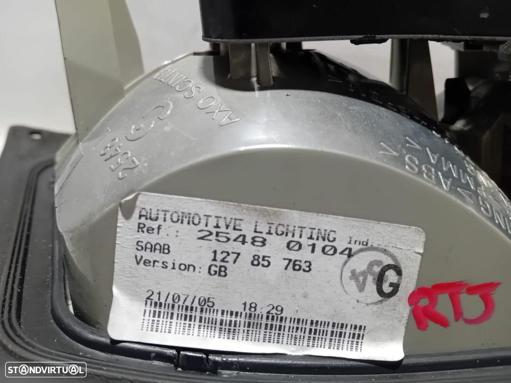.Farolins Mala SAAB 9-3 9 3 Sedan Carro 2002 a 2007 - 5
