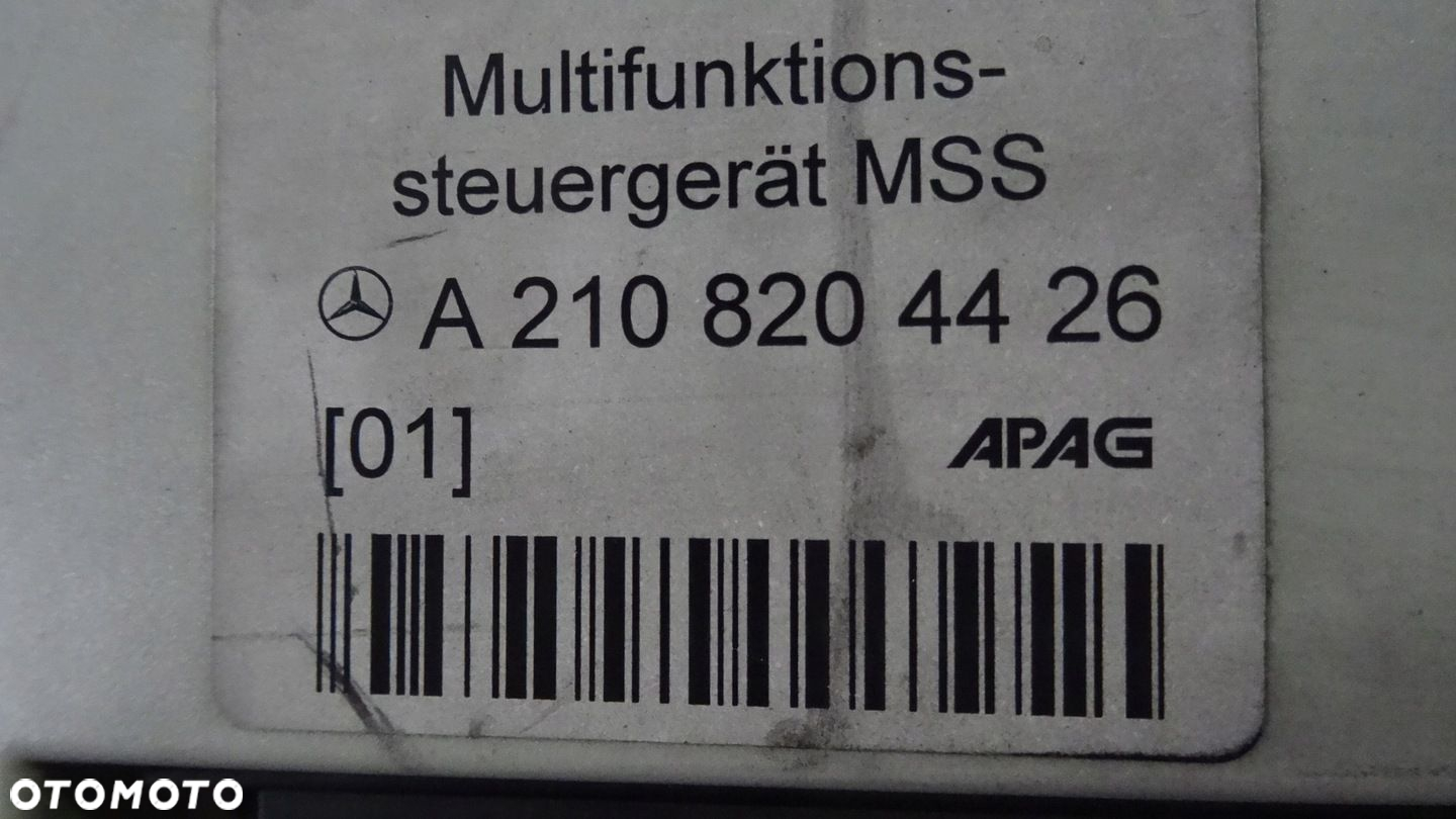 MERCEDES W202 STEROWNIK MODUŁ MSS A2108204426 - 4