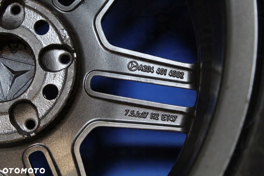 FELGI ALUMINIOWE AMG 17" MERCEDES W204 KOMPLET A2044014602 - 15