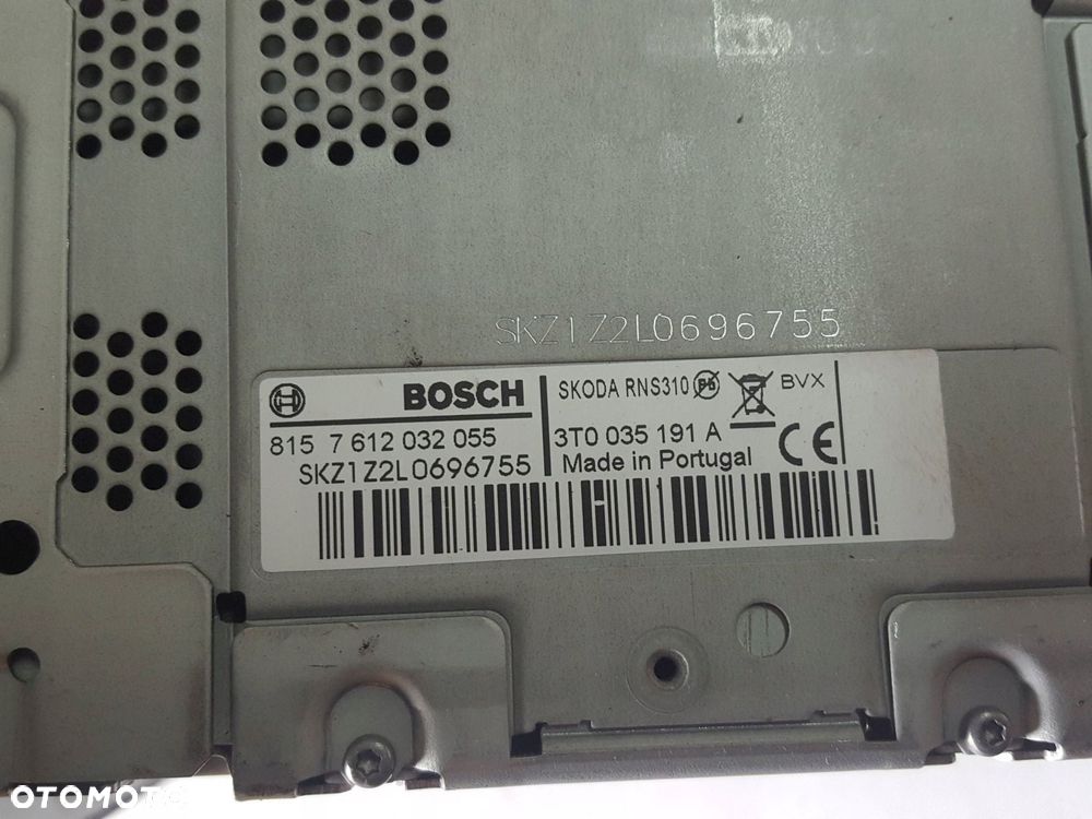 SKODA OCTAVIA 2 II LIFT 08-12r RADIO NAWIGACJA 3T0035191A - 3