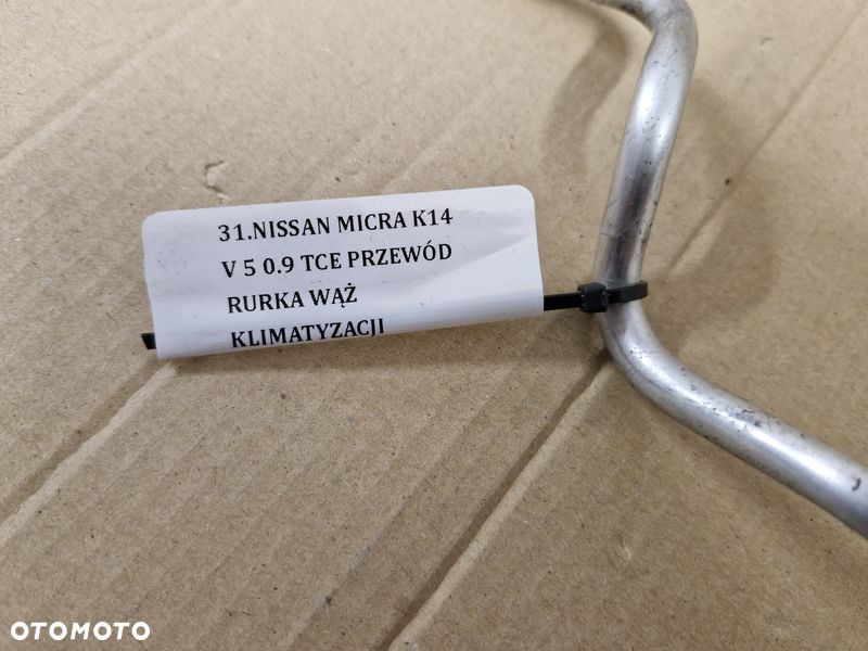 NISSAN MICRA K14 V 5 0.9 TCE PRZEWÓD RURKA WĄŻ KLIMATYZACJI 924405FN0B - 8