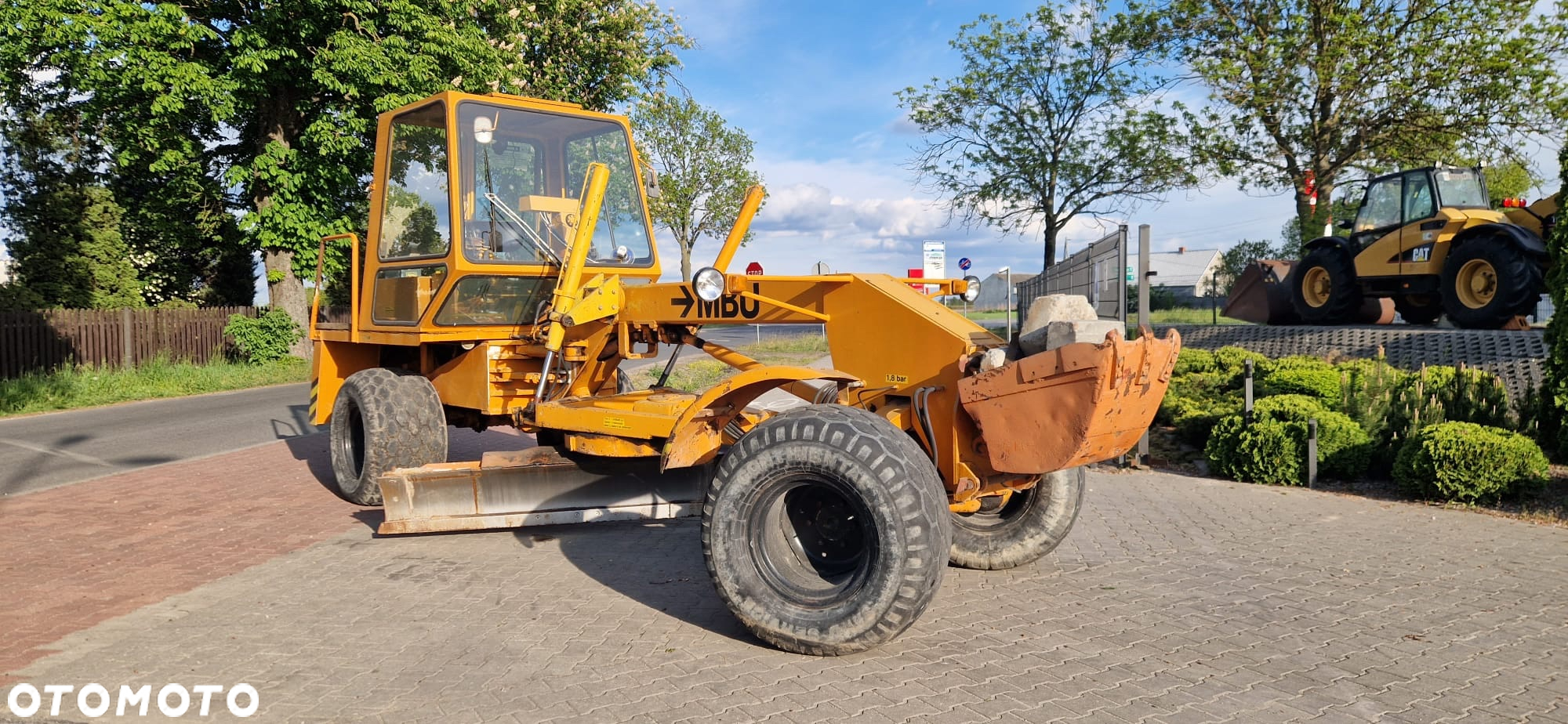 Caterpillar MBU G6 Równiarka drogowa Spych Ładowarka - 5