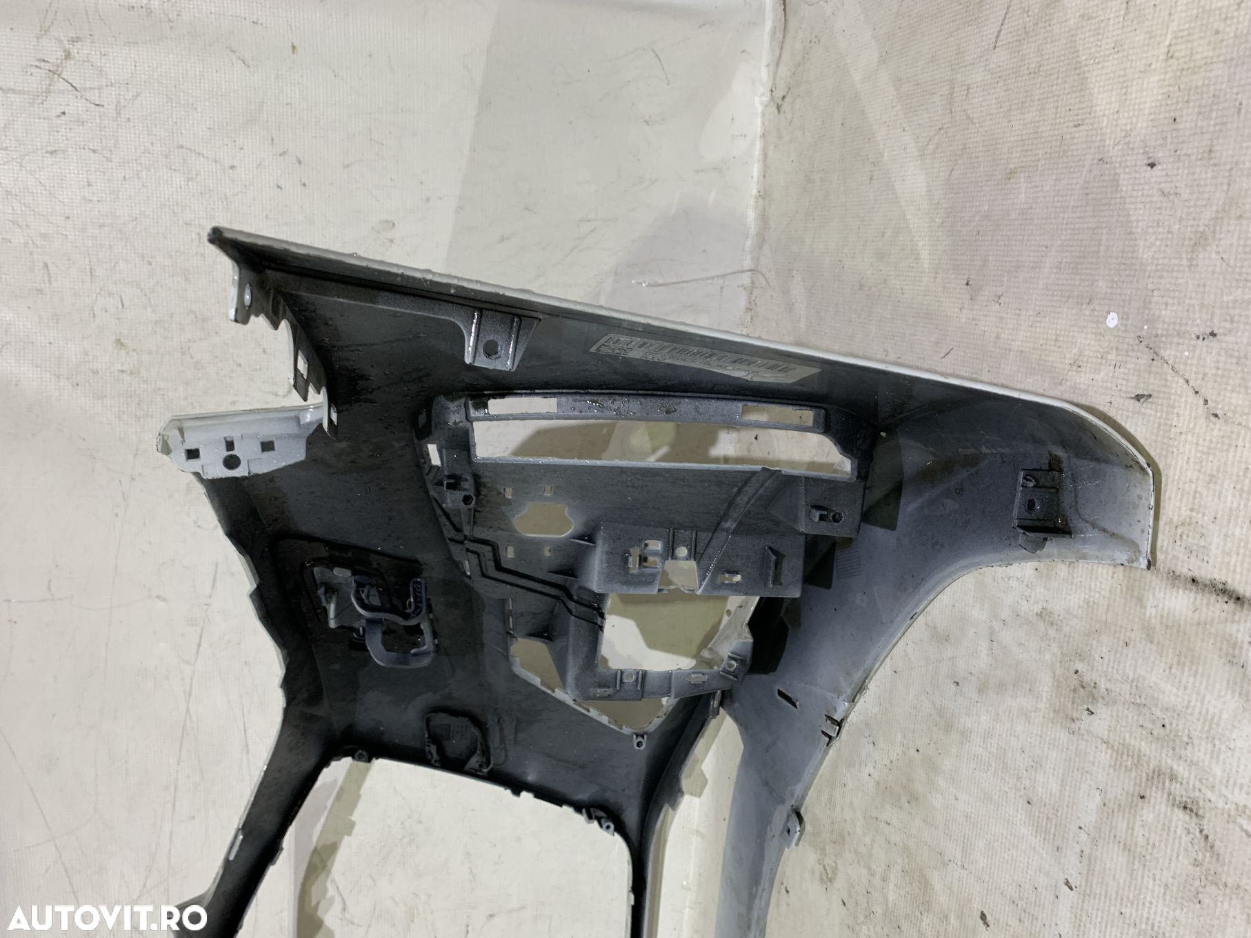 Bara fata Audi A4, B9, facelift, S-Line, 2020, 2021, 2022, 2023, 2024, cod origine OE 8W0807437AQ, cu gauri pentru spalatori faruri. - 12