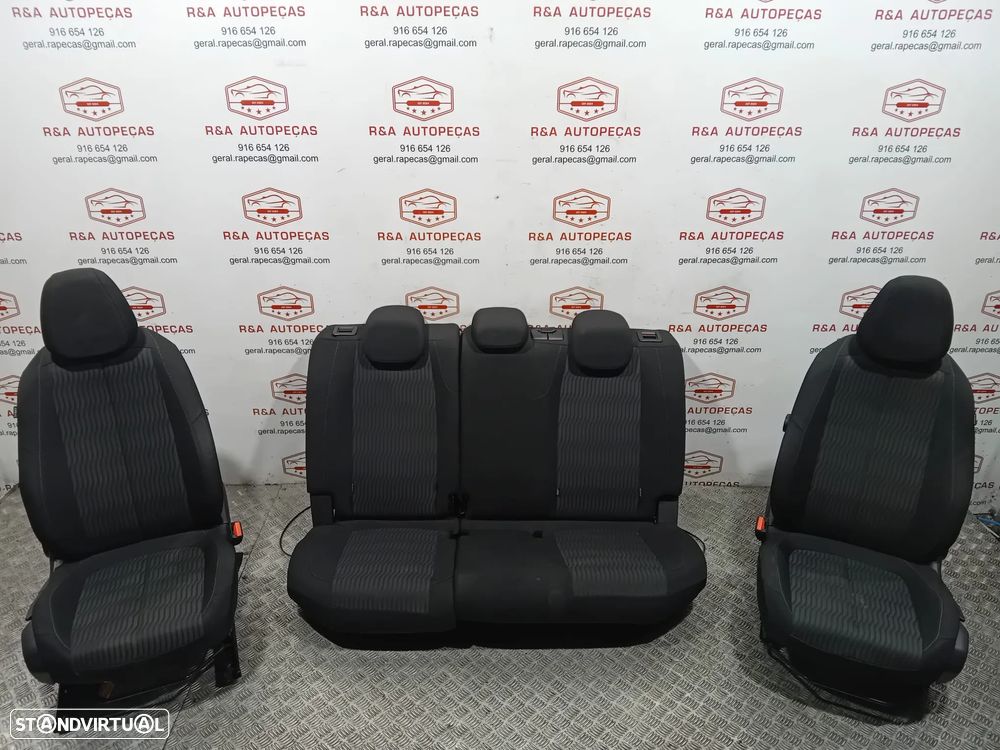 Conjunto de Bancos Peugeot 308 II SW Tecido Original - 1