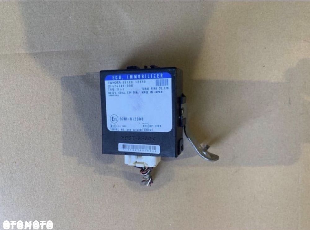 89780-12140 moduł sterownik immobilizera Toyota corolla e12 - 1
