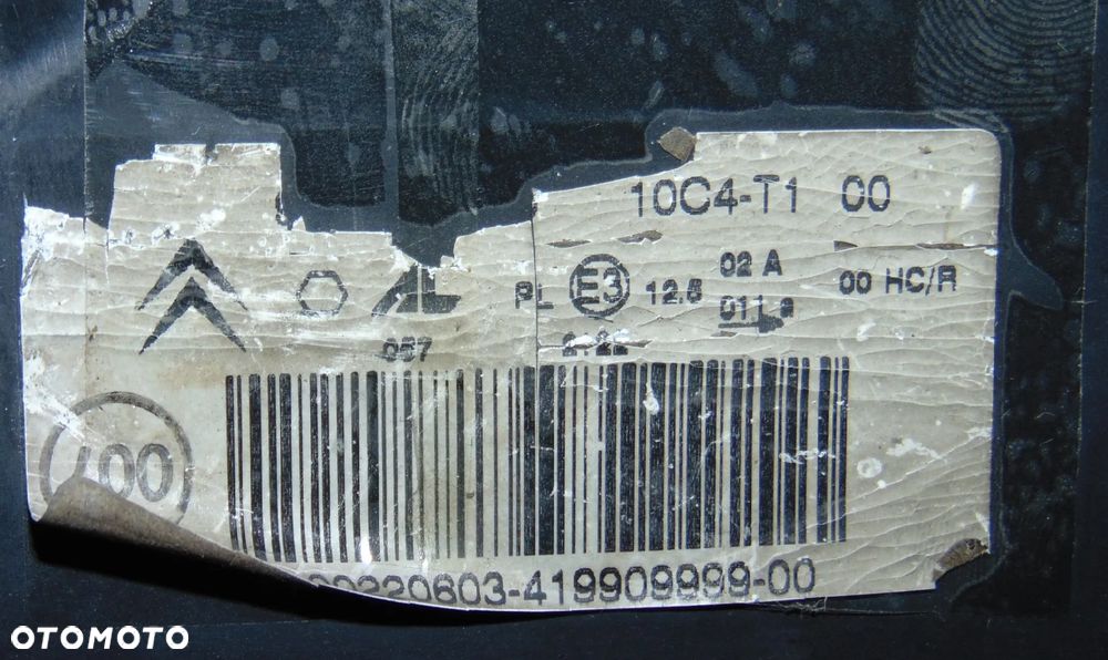EUROPA lampa przednia przód lewa Citroen C2 , 03-05r - 9