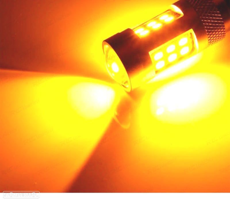 LÂMPADA LED P21W AMBAR CANBUS - 2