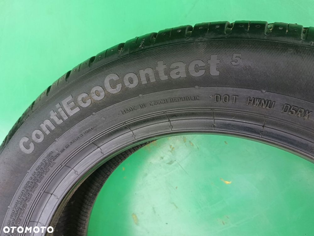continental contiecocontact 5 165/60/15, 1 szt 7,3 mm zapas - 4