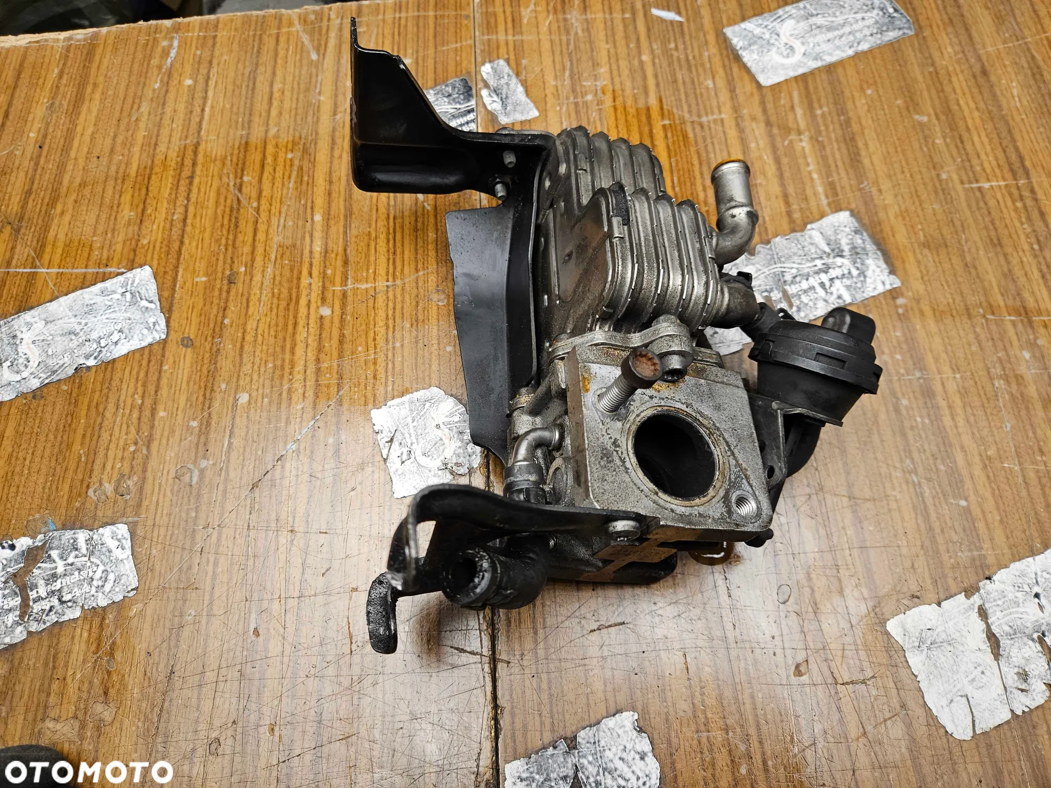 Chlodniczka 059131063C 059131508F Chlodnica Spalin Zawor EGR Nastawnik 2.7 3.0 TDI V6 Audi A6 C6 VW - 34