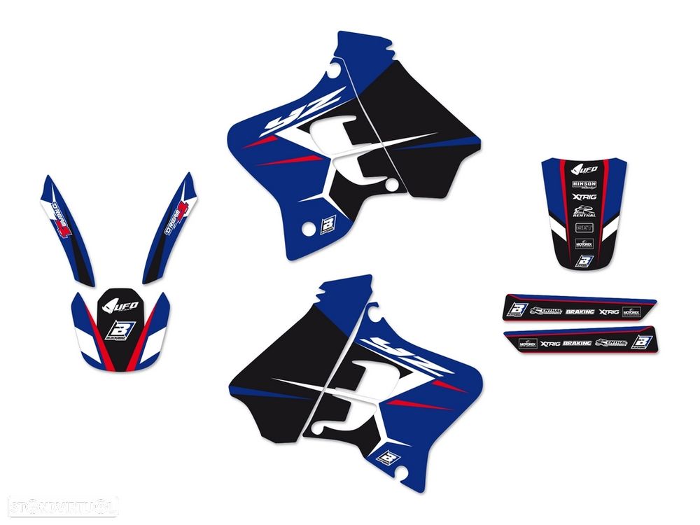 kit autocolantes blackbird dream 4 yamaha yz 125 / 250 - 2