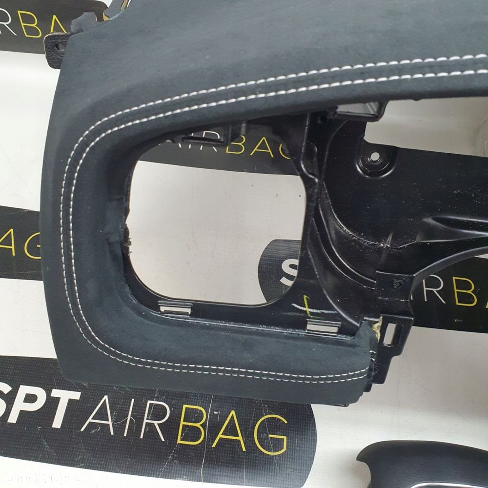 DODGE CHARGER ALAKANTARA NITKA DESKA ROZDZIELCZA KONSOLA KOKPIT PULPIT PODUSZKI AIRBAG AIR BAG PASY KIT SET - 12