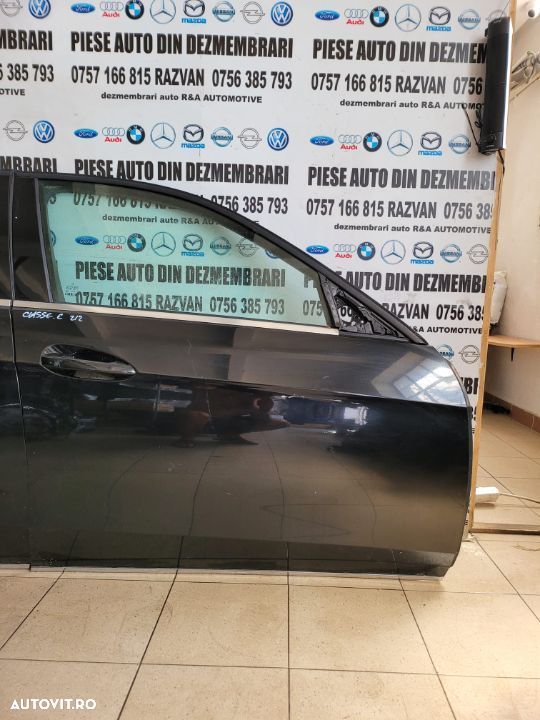Usa Portiera Dreapta Fata Spate Mercedes E Class W212 Facelift Negre Livram Oriunde - 7