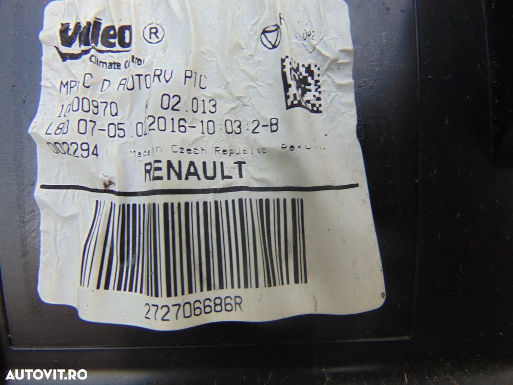 Aeroterma Renault Espace 5 an 2015-2023 tulumba aeroterma radiator bord calorifer - 3