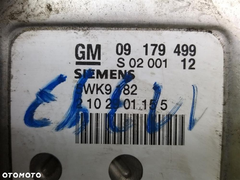 Komputer sterownik silnika Opel Vectra C 1.8 16V 122KM SIGNUM 2002-2008R - 2