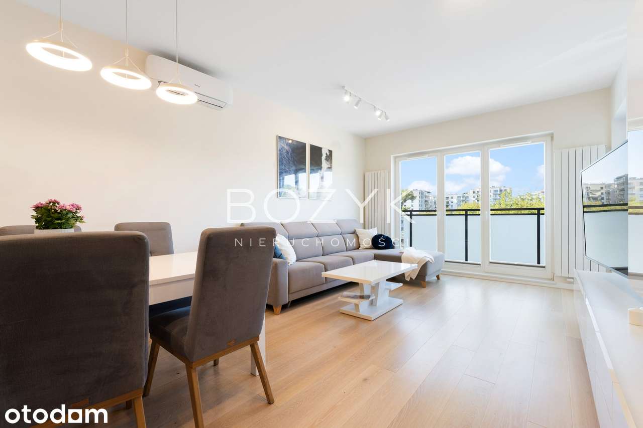 Przestronne 2 pokoje z klimatyzacją | metro 4 min | garaż | 53,76 m²