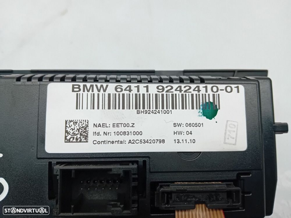 Botão / interruptor do AC BMW 3 (E90) - 5