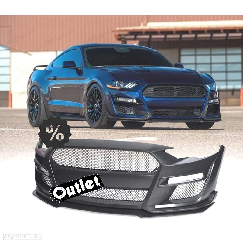 C011270C1. PÁRA-CHOQUES DIANTEIRO FORD MUSTANG 18-22 LOOK GT500 - 1