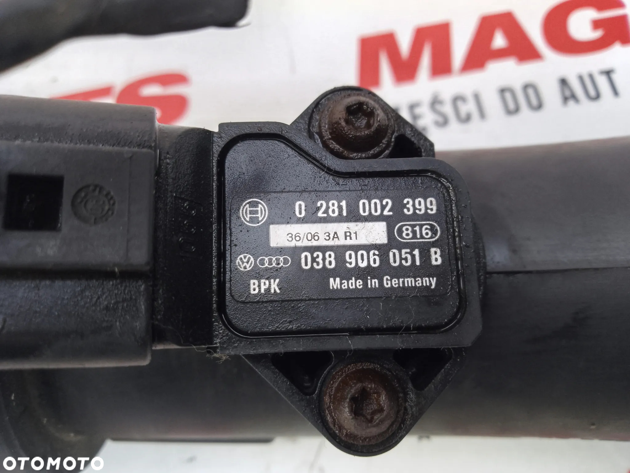 Przewód Powietrza Rura Dolot Wąż Vw Transporter T5 1.9 TDI 7H0145955H - 5