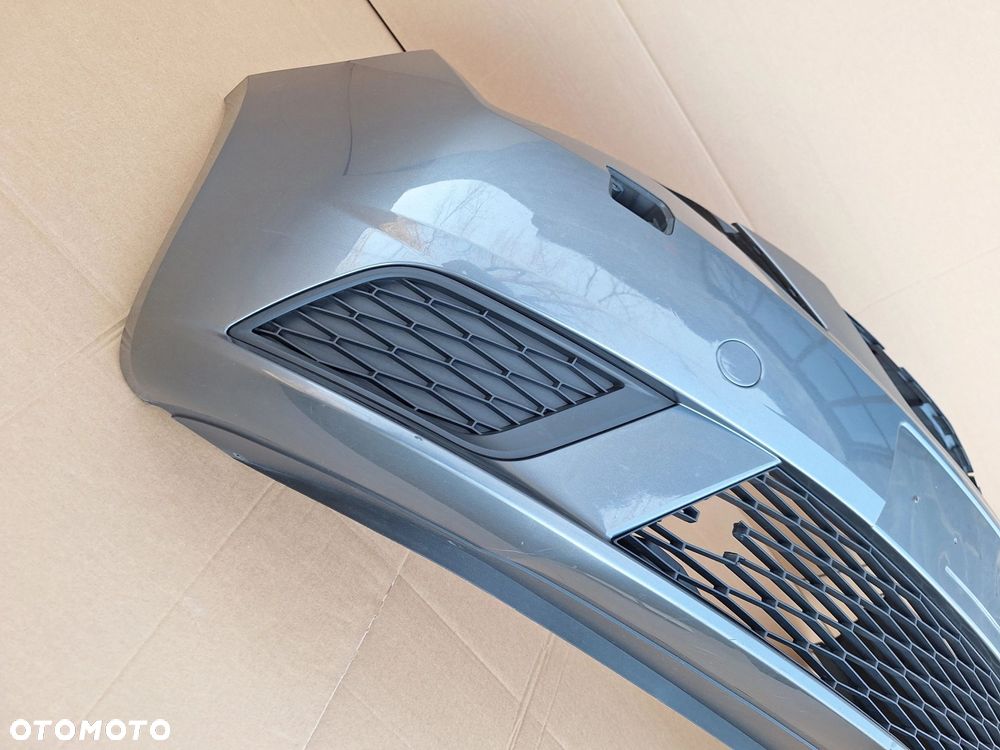 SEAT IBIZA 4 IV LIFT 12-17 6J0 B.ŁADNY SZARY MET. ZDERZAK PRZÓD PRZEDNI+PŁYTA DOLNA HOKEJ+ABSORBER 6J0807231D WYSYŁKA 24 - 4