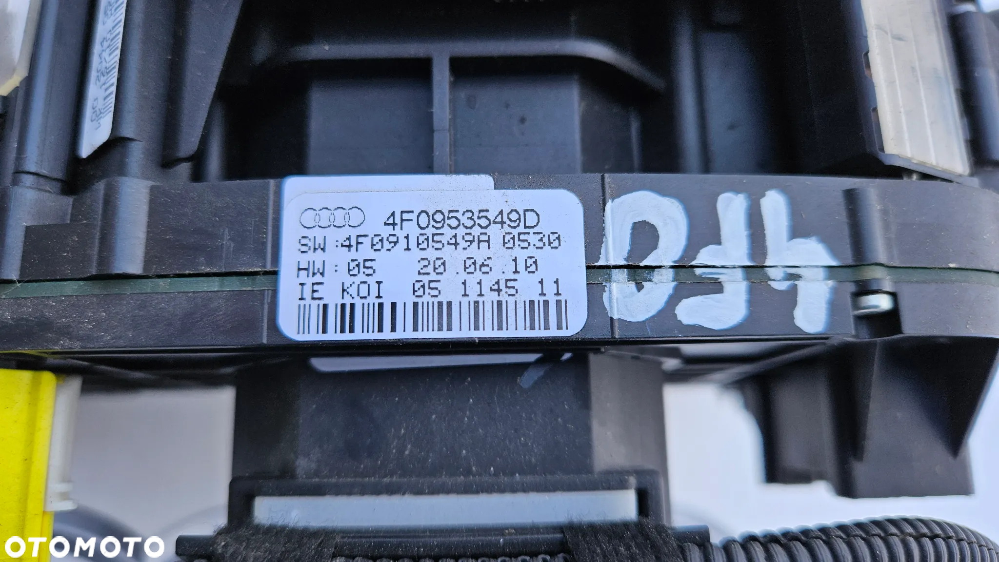 Audi A6 C6 Sedan Lift 2008-2011 Przełącznik zespolony Manetki Pająk Taśma  4E0953541A 4F0953549D - 10